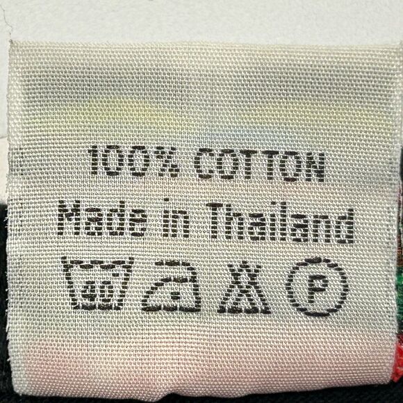 Phuket Thailand T Shirt Mens M Medium Black Indochinese Tiger Puffy Paint Tee - Picture 6 of 7